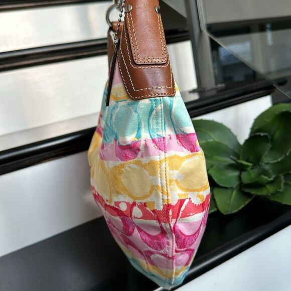 Coach Multicolor Signature Hobo Bag - Picture 5 of 11